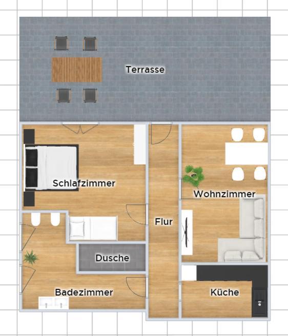 Fewo Wildflecken - Ferienwohnung Rhoen Neubau 2021 Extérieur photo
